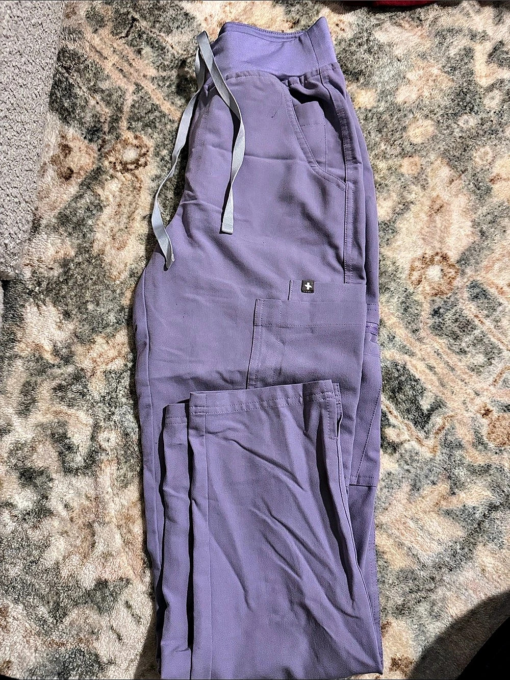FIGS Women's  High-Rise  Scrub Pant Purple